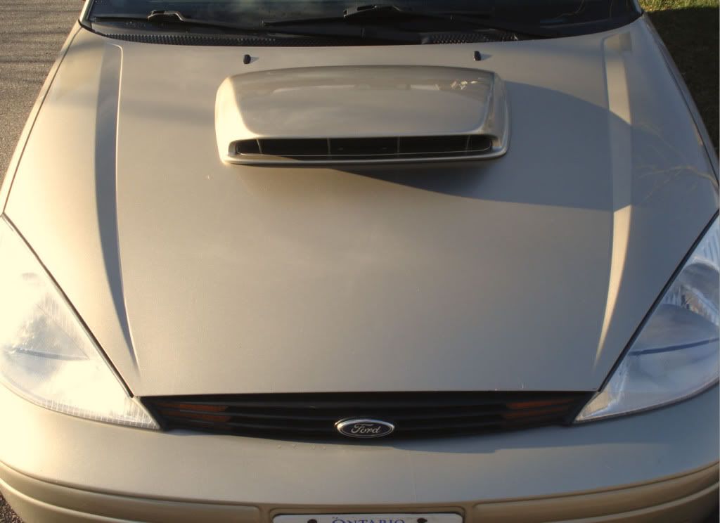 New hood scoop installed Ford Focus Forum, Ford Focus ST Forum, Ford
